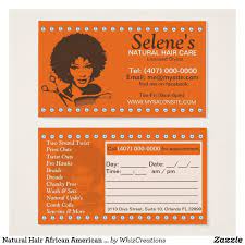 Natural Hair African American Salon Business Card Zazzle Com Natural African American Hairstyles Natural Hair Styles Salon Business Cards