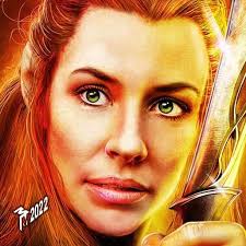 Evangeline Lilly's Tauriel in The Hobbit