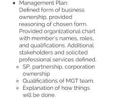 Solved Management Plan Defined Form Of Business Owners