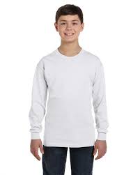 hanes tagless youth size chart from 3 53