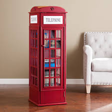All you have to do is walk in, pick up the phone. Red Phone Booth Media Storage Cabinet Overstock 10867216