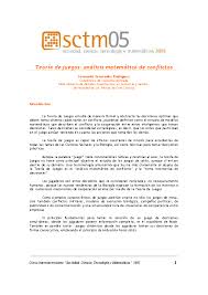 Los adultos también puede jugar estos juegos matemáticos para agilizar la mente con cálculos y cuentas numéricas. Pdf Teoria De Juegos Analisis Matematico De Conflictos Andres Chura Academia Edu