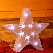 Der 3d Folienfigur Stern Holografie Stern Wird Mit 10 Batteriebetriebenen Weissen Led Von Innen Beleuchtet St Holografie Weihnachten Fensterdeko Weihnachten