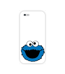 Kurabiye Canavari Beyaz Iphone5 Kapagi Tisho Com Canavarlar Akrilik Tuval Telefon Kilifi