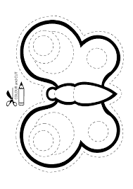 Kelebek Kalibi Okuloncesitr Preschool Kelebekler Boyama Sayfalari Desenler