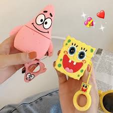 3d Cute Earphone Case For Airpods 2 Case Anime Baby Silicone Duck Headphone Protector Cover For Apple Airpods 1 For Earpods Case Cute Ipod Cases Earphone Case Case
