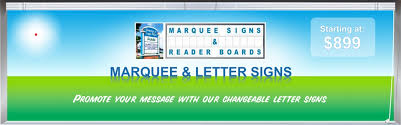 Lighted Marquee Signs Outdoor Lighted Marquee Signs