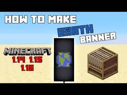 Banner patterns are created by combining one paper along with the chosen design. How To Make Earth Banner In Loom Minecraft Tutorial Ø¯ÛŒØ¯Ø¦Ùˆ Dideo