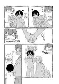 ART] PSA: Unprotected Handholding will eventually lead to marriage and two  kids [Ueno-san Wa Bukiyou] : r/manga
