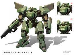 Artstation Humanoid Mech Natalia Babiy Mech Giant Robots Sci Fi Concept Art