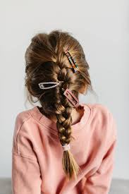Crochet!!🌼 hair is fed into the braids for no tension. 3 Easy Hairstyles For Kids Braids Buns And Wavy Hair The Effortless Chic