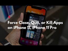 In such a case, you can close the apps from app switcher on iphone 11 or 11 pro. How To Force Close Quit Or Kill Apps On Iphone 11 Iphone 11 Pro Iphone 11 Pro Max Youtube