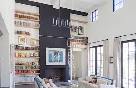 Modern Custom Home Library Rolling Ladder Bookcases Shelves It can simply be a. modern custom home library rolling ladder bookcases shelves