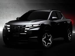 The santa cruz concept has a bed extender that allows the entire bed to be stretched out, giving the truck roughly the same size bed as a midsize pickup when pulled out. Hyundai Santa Cruz Pick Up Truck Teased Ahead Of Global Debut On April 15