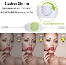 Maybe you would like to learn more about one of these? Buy 13ft 4m Led Vanity Mirror Lights Kit Bendable No Need To Cut Vanity Make Up Mirror Cloakroom Adjustable Flexible Strip Light Table Set With Dimmer And Power Supply Mirror Not Included Online In