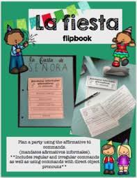 Flipbook Commands Informal Tu Commands Foreign Language Activities Language Activities Language Aquisition