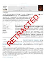 A child's temperament and parents' cultural patterns have an influence on the kind of parenting style a child may receive. Retracted Relation Of Parenting Styles Feeding Styles And Feeding Practices To Child Overweight And Obesity Direct And Moderated Effects Topic Of Research Paper In Psychology Download Scholarly Article Pdf And Read