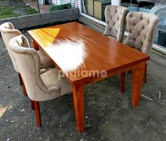 We do have plans for this table with all the i would love to take to your list to homedept and have the wood cut and then follow your the. Wooden Dining Table Set Four Seater Dining Table For Sale In Nairobi Kenya Modern Dining Table Designs Types Of Dining Tables Kenya In Utawala Pigiame