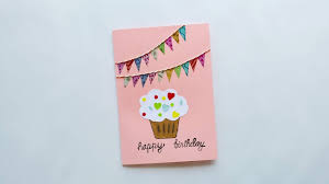Homemade birthday cards from toddlers. Simple And Easy Cupcake Birthday Card Making For Kids Birthday Card For Kids Dinesh Arts Youtube