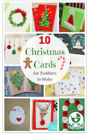 Simply cut out a section and tie the embellishment with a ribbon onto a christmas bulb. 10 Easy Last Minute Christmas Cards For Toddlers To Make