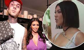 Travis Barker branded sister-in-law Kim Kardashian 'f**king hot', 'curvy eye candy' and gushed over flirtation in unearthed quotes... amid her TOXIC feud with Kourtney | Daily Mail Online