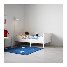 sundvik ext bed frame with slatted bed base white ikea