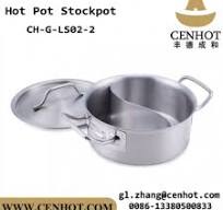 CENHOT Square Yuan Yang Heavy Bottom Stock Pot For ...