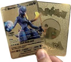I print them using my color laser printer.youtube video: Amazon Com Mewtwo Gx Gold Metal Custom Pokemon Card Tcg Ccg Toys Games