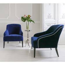 Shop in store or online for living room chairs available in a variety of styles that will complete your home. Blue Velvet Armchair With Silver Studs Imperial Chair Blue Velvet Armchair Bedroom Seating Velvet Armchair
