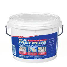 I toyed with the idea of using the above links go to either amazon or home depot. Drylok 4 Lb Fast Plug Hydraulic Cement Mix 00917 The Home Depot