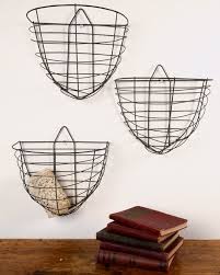 Vintage Wire Wall Hanging Baskets Kitchen Wall Hangings Baskets On Wall Hanging Fruit Baskets