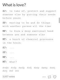 Mbti What Is Love Mbti Mbti Personality Myers Briggs Personality Types