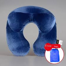 U Forma Pescoco Travesseiro Inflavel Travesseiro De Viagem Travesseiro De Viagem De Aviao Acessorios Al Inflatable Neck Pillow Travel Pillow Neck Pillow Travel