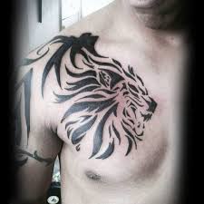 Simple small lion tattoo on forearm. 40 Tribal Lion Tattoo Designs For Men Mighty Feline Ink Ideas
