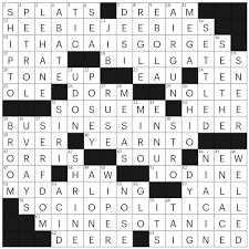A Listers Crossword Clue