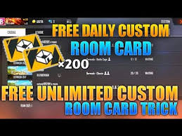 Get diamonds for your free fire account. How To Get Unlimited Custom Room Card In Free Fire Latest Trick Youtube In 2021 Custom Custom Cards Gaming Wallpapers Hd