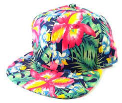 Blank Floral Snapback Hats Caps Wholesale Hawaiian Flowers Navy Snapback Hats Hats Hawaiian Flowers