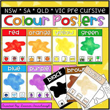 Colour Posters Poster Colour Teaching Colors Kindergarten Art Activities