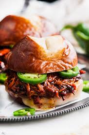 Of all the chicken noodle soup recipes out there, this type of soup is my favorite and is in heavy rotation from november to april. Spicy Slow Cooker Bbq Chicken Sandwich Aberdeen S Kitchen