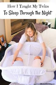 Sleep Training How To Get A Baby To Sleep Through The Night Baby Routine Sleeping Twins Gentle Sleep Training