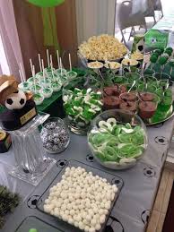 Candy Soccer Aron Fussball Party Kindergeburtstag Essen Fussball Sportfest