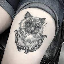 Blackwork Cat Tattoo Cat Tattoo Designs Cat Tattoo Tattoo Designs Men