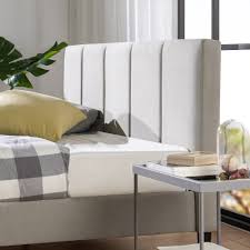 Find this pin and more on next house by bonnie clyde. Zinus Maddon 35 Upholstered Platform Bed Frame Beige King Walmart Com Walmart Com