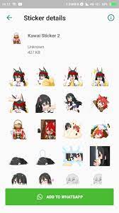 Android juegos descargar tipo de juego: Kawaii Anime Stickers For Whatsapp For Android Apk Download