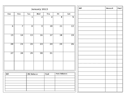 Unique Printable Monthly Bill Calendar Pleasant To My Personal Blog With This Period I M Going To Demonstrate About Budget Calendar Bill Calendar Budgeting