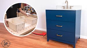 1,999 bathroom furniture stock video clips in 4k and hd for creative projects. Diy Bathroom Vanity With Custom Drawers Woodworking Youtube