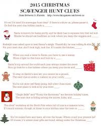 And if you are planning on hosting a christmas scavenger hunt, then you're going to need some clues to along with it. Printable Christmas Scavenger Hunt Clues 2015 Edition Christmas Scavenger Hunt Scavenger Hunt Clues Christmas Printables