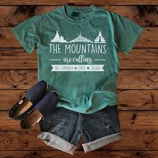 The Mountains Are Calling And I Must Go Shirt Disney Disney Shirts Disney Shirt The Mountains Are Calling Etsy Disney Shirts Disney Tshirts Custom Design Shirts