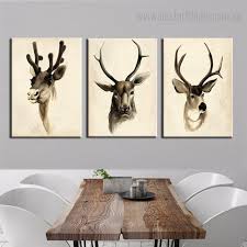 Kitchen wall art bless the food before us sign, set of 4 dining room decor wall art, farmhouse kitchen decor, matching print set digital. Buy Horned Creature Canvas Print Wall Art Decor