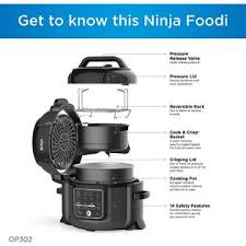 Did you just get your new multi function pressure cooker that includes an air fryer? Ninja Op302 Foodi 9 In 1 Pressure Broil Dehydrate Slow Cooker Air Fryer And More With 6 5 Quart Capacity And 45 Recipe Book An